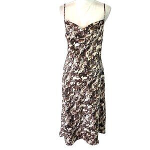 Expressions By California Dynasty Slip Nightgown Womens Size Medium Snake Print